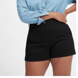 Everlane The Cotton Twill Short Black Size 4